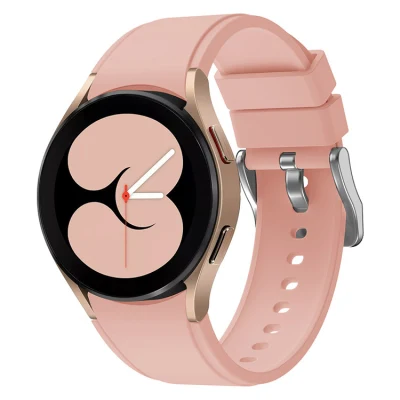 Мягкий силиконовый ремешок для часов, браслет, спортивный ремешок для Samsung Galaxy Watch 4, 40 мм, 44 мм/Watch4 Classic, 46 мм, 42 мм